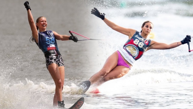 Daniela Kretschmer y Trinidad Espinal lograron plata y bronce en Mundial sub 21 de esquí náutico