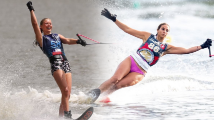 Daniela Kretschmer y Trinidad Espinal lograron plata y bronce en Mundial sub 21 de esquí náutico