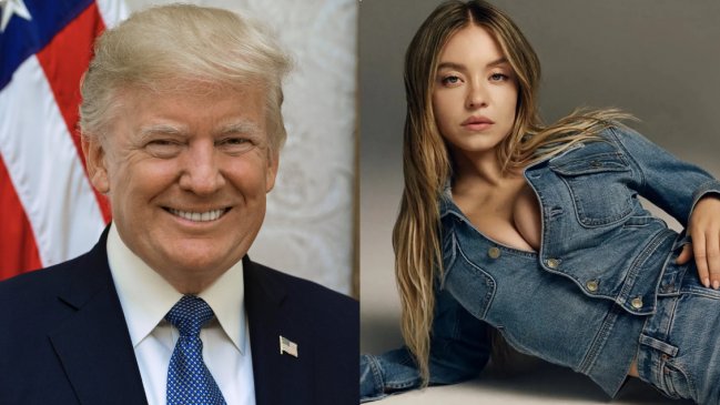 Donald Trump alabó a Sydney Sweeney por ser del Partido Republicano