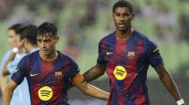   Marcus Rashford vivió su debut goleador en FC Barcelona 