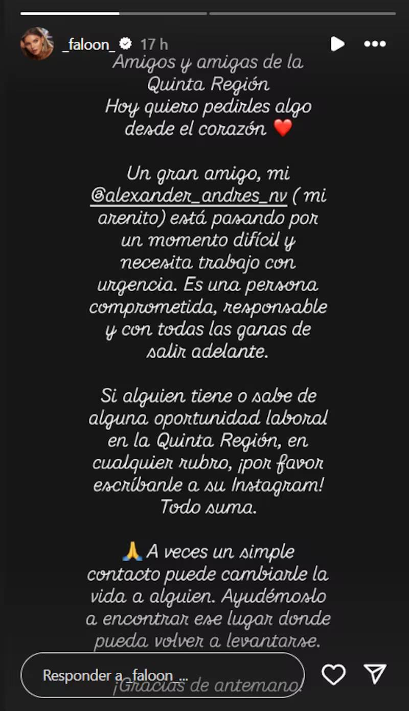 Faloon Larraguibel hizo urgente llamado por Arenito Faloon Larraguibel hizo urgente llamado por Arenito