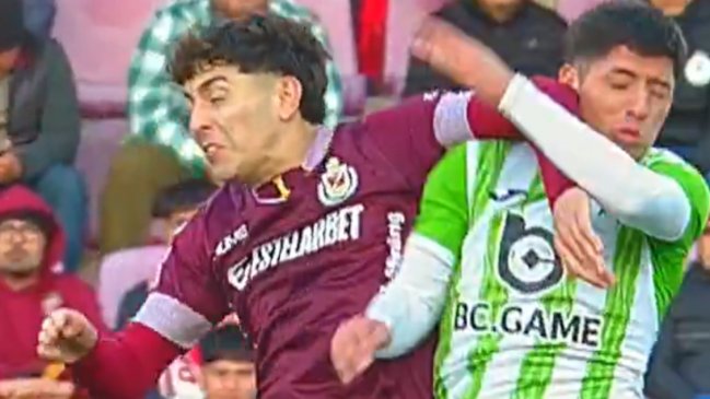 [VIDEO] Felipe Chamorro vio tarjeta roja en La Serena por un codazo