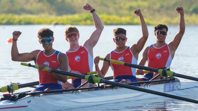 El remo sumó un nuevo oro para el Team Chile en los Panamericanos Junior