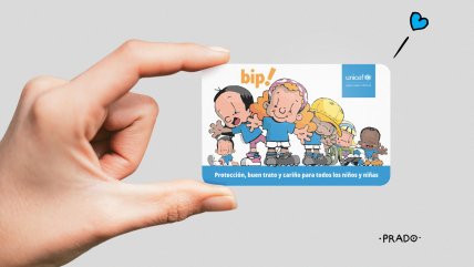   Metro y Unicef lanzaron Bip! conmemorativa por el Mes de la Niñez 