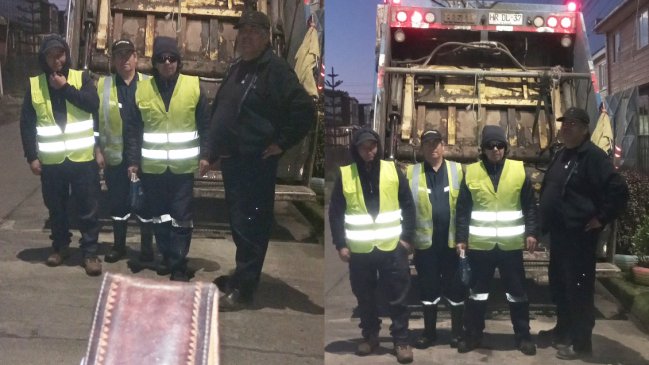 Recolectores hallan y devuelven billetera intacta en Puerto Montt