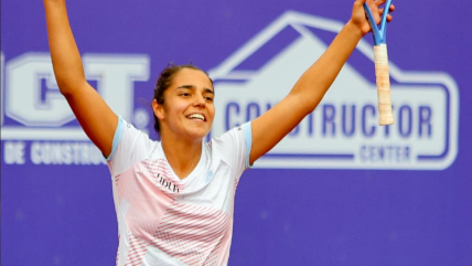   Antonia Vergara disputará su primera final profesional en el W15 Santiago 