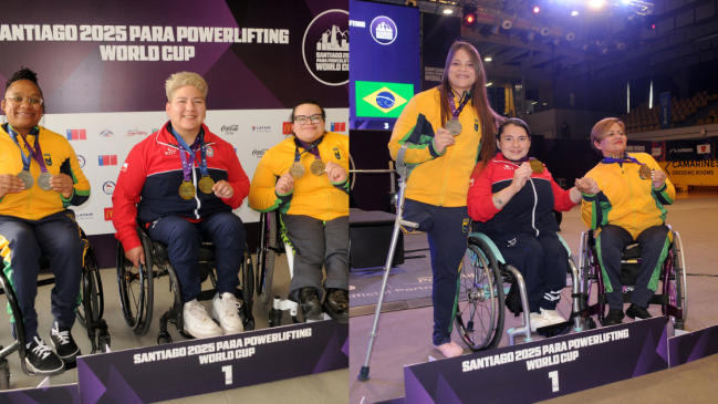 Serrano y Campos brillaron en gran actuación del Team ParaChile en el Mundial de Para powerlifting