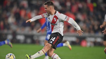   Paulo Díaz y Bastián Yáñez se quedaron en la banca en triunfo de River Plate sobre Godoy Cruz 