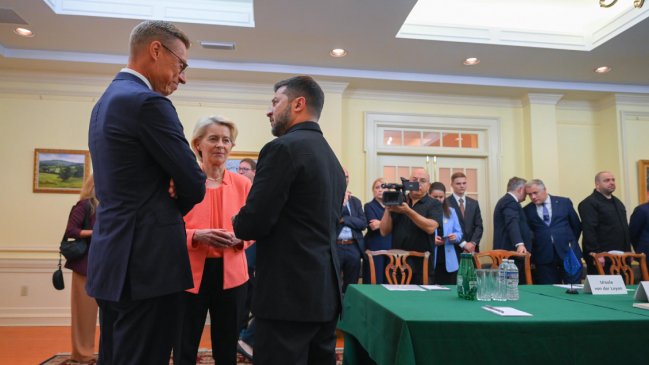 Líderes europeos llegan a la Casa Blanca para reunirse con Trump y apoyar a Zelenski