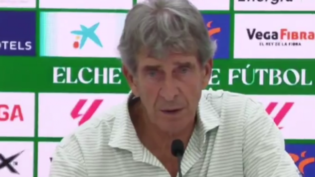 Pellegrini tras empate con Elche: “Creo que hicimos más méritos para haber ganado”