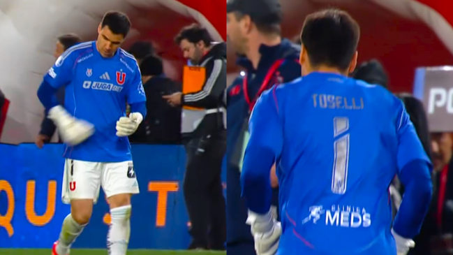 Toselli ingresó por Castellón en medio del duelo ante Independiente