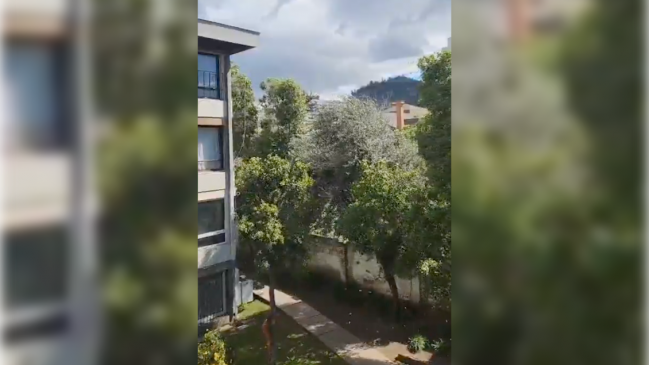 Fuertes ráfagas de viento en distintas comunas de Santiago