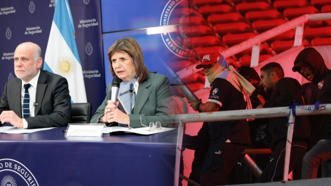 Patricia Bullrich: Nos sorprende que haya detenidos solo del lado chileno