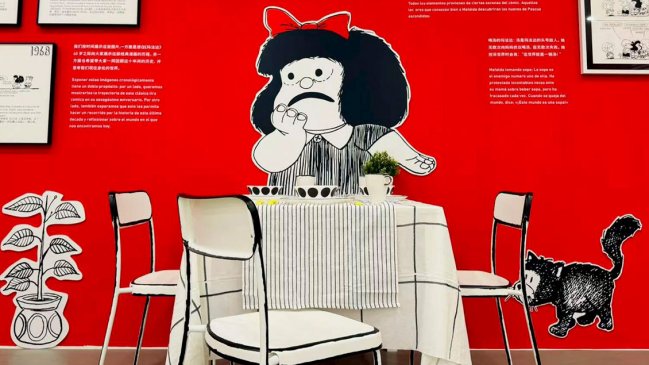 Mafalda viajó hasta Shanghai para celebrar sus más de seis décadas