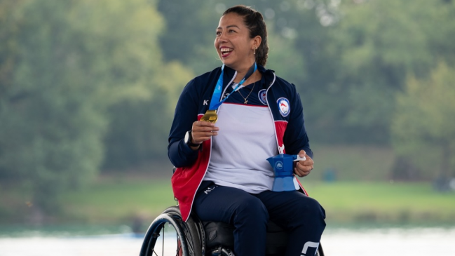 ¡Gigante! Katherinne Wollermann se coronó bicampeona mundial de para canotaje