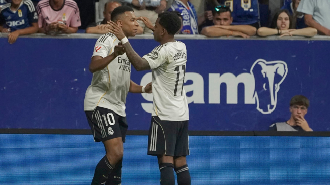 Real Madrid goleó a Real Oviedo con doblete de Kylian Mbappé