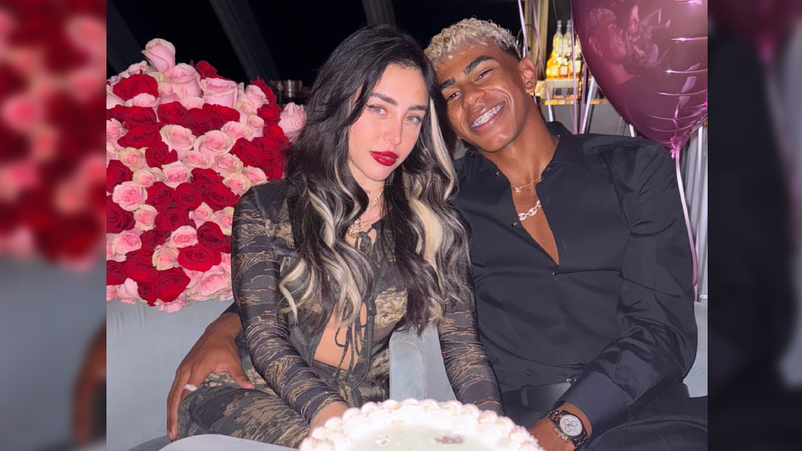 Lamine Yamal y Nicki Nicole compartieron romántica velada de cumpleaños