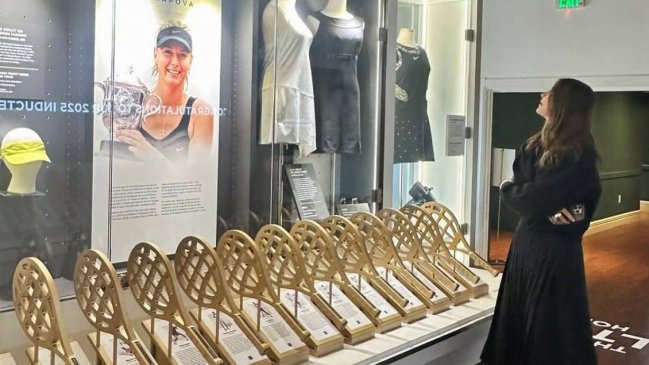 Rusia expresó orgullo por inclusión de Sharapova en el Salón Internacional de la Fama de Tenis