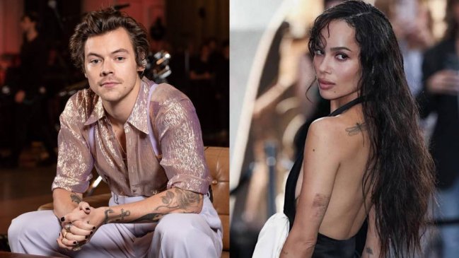 Harry Styles y Zoë Kravitz desatan rumores de romance tras ser vistos en Roma