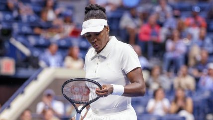   Una combativa Venus Williams se despidió del US Open tras caer ante Karolina Muchova 
