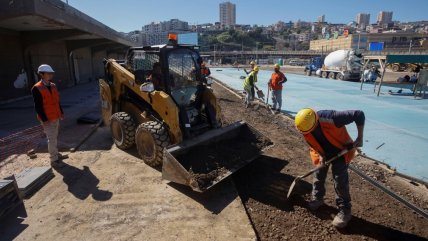   Obras del Parque Barón de Valparaíso llevan 40% de avance 