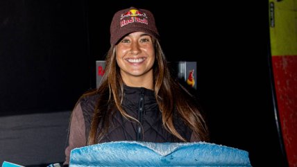   Surf: Dominique Charrier se coronó en una de las olas más imponentes de Sudamérica 