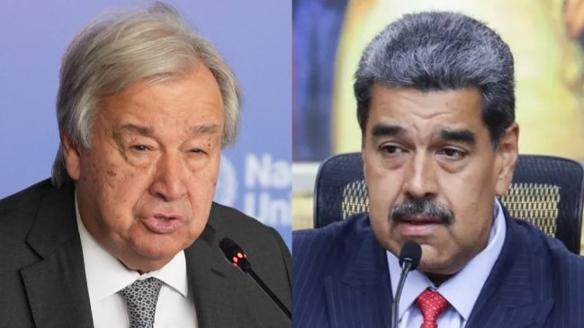 Maduro envió carta a Guterres pidiéndole que interceda ante EE.UU.