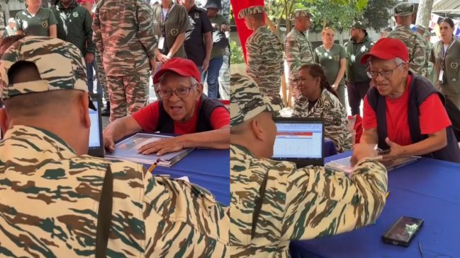 Mujer de 83 años se alista en milicias venezolanas ante tensiones con EEUU