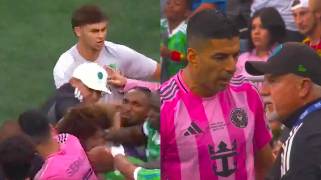 Combos a Maximiliano Falcón y escupitajo de Luis Suárez: Leagues Cup terminó con escándalo