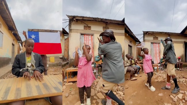 Niños de Uganda se lucen recreando canciones de cueca en la previa de Fiestas Patrias