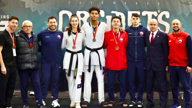 Team Chile de taekwondo consiguió tres medallas en la Perú President Cup G3 de Lima