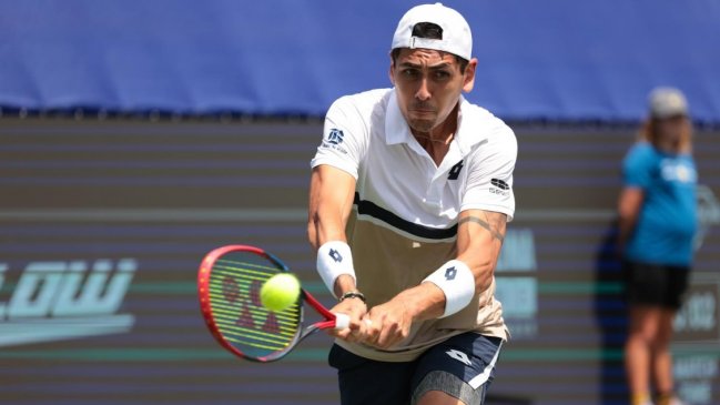 Alejandro Tabilo sacó adelante un duro partido y avanzó a semifinales en Guangzhou