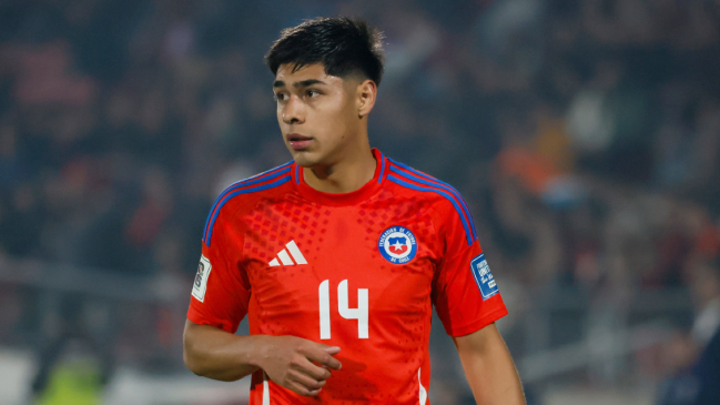 Darío Osorio será baja alrededor de un mes por lesión que lo marginó de La Roja