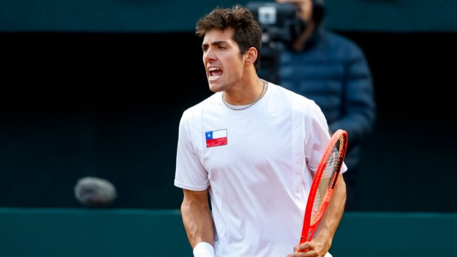 Cristian Garin evitó una sorpresa mayúscula y le dio el primer punto a Chile en Copa Davis