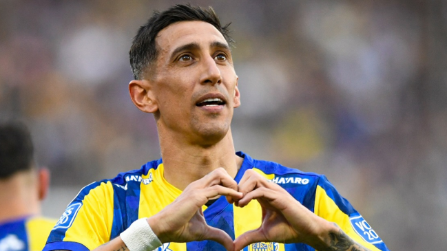 [VIDEO] Di María se lució con un gol olímpico en el empate entre Rosario Central y Boca Juniors