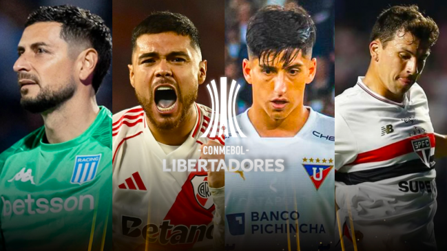 La programación para los cuartos de final de ida en la Copa Libertadores 2025