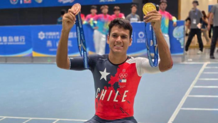   Raúl Pedraza recibió su oro mundial y sumó nueva medalla en patinaje de velocidad 