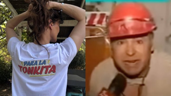 Tonka Tomicic recordó el legendario piropo del choripán con vistosa camiseta