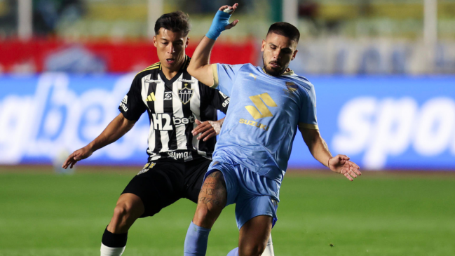 Copa Sudamericana: Atlético Mineiro dejó escapar el triunfo y empató con Bolívar en La Paz