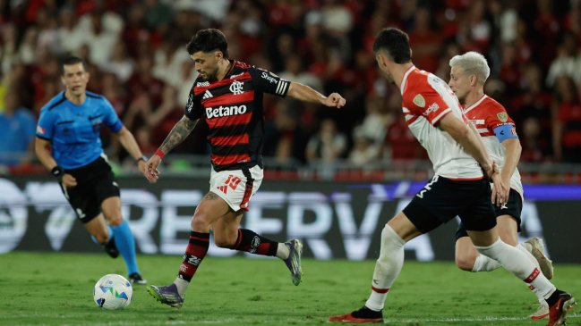 Flamengo se complicó sobre el final en triunfo ante Estudiantes por la Copa Libertadores