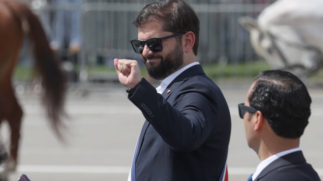 Presidente Boric en su última parada militar: Estoy orgulloso de lo que hemos hecho