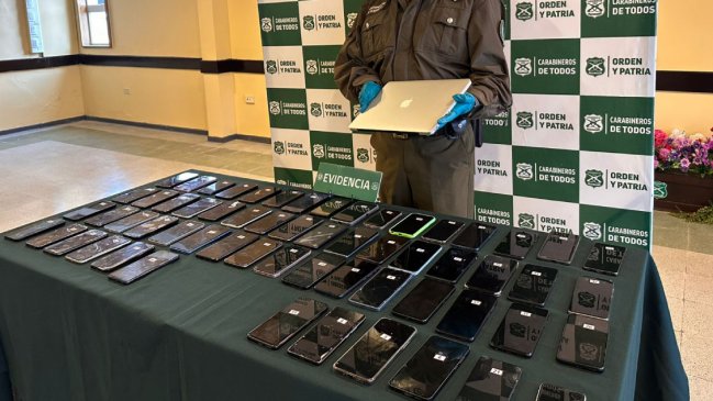 Carabineros desbarató banda que robaba celulares en La Pampilla