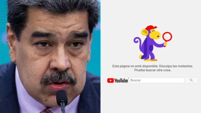 El canal de Maduro desapareció de YouTube
