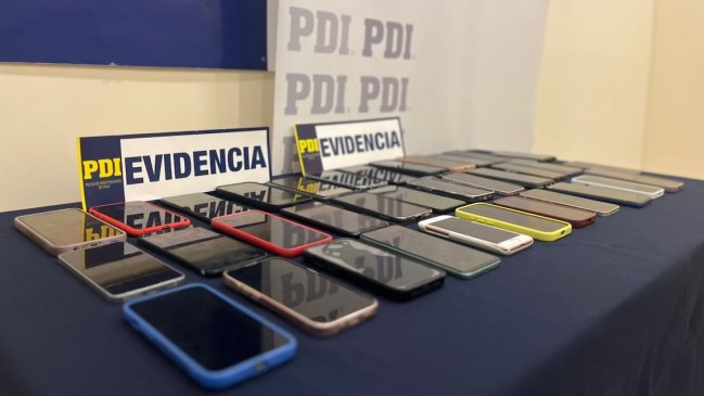 PDI recuperó 35 celulares robados a los asistentes de La Pampilla