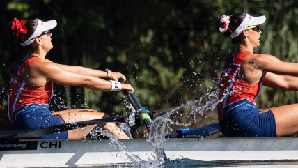   Antonia y Melita Abraham alcanzaron las semifinales en el Mundial de Remo en Shanghái 