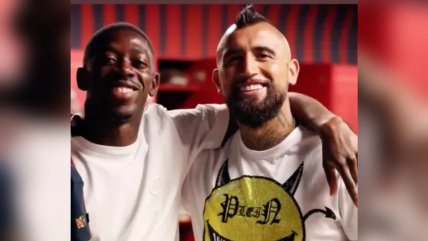   Arturo Vidal felicitó a Ousmane Dembélé por su Balón de Oro: 