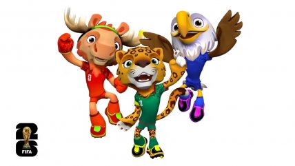   Son tres: Las mascotas que animarán el Mundial de 2026 