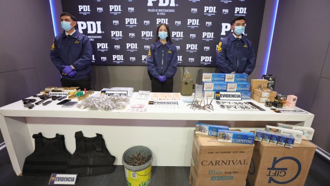 Cayó banda dedicada a portonazos y robos a locales comerciales en Santiago