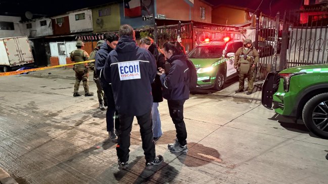 Tiroteo dejó dos hombres muertos en calle de La Pintana