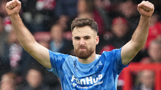 ¡Golazo! Ben Brereton evitó la derrota de Derby County con su primer gol en el club